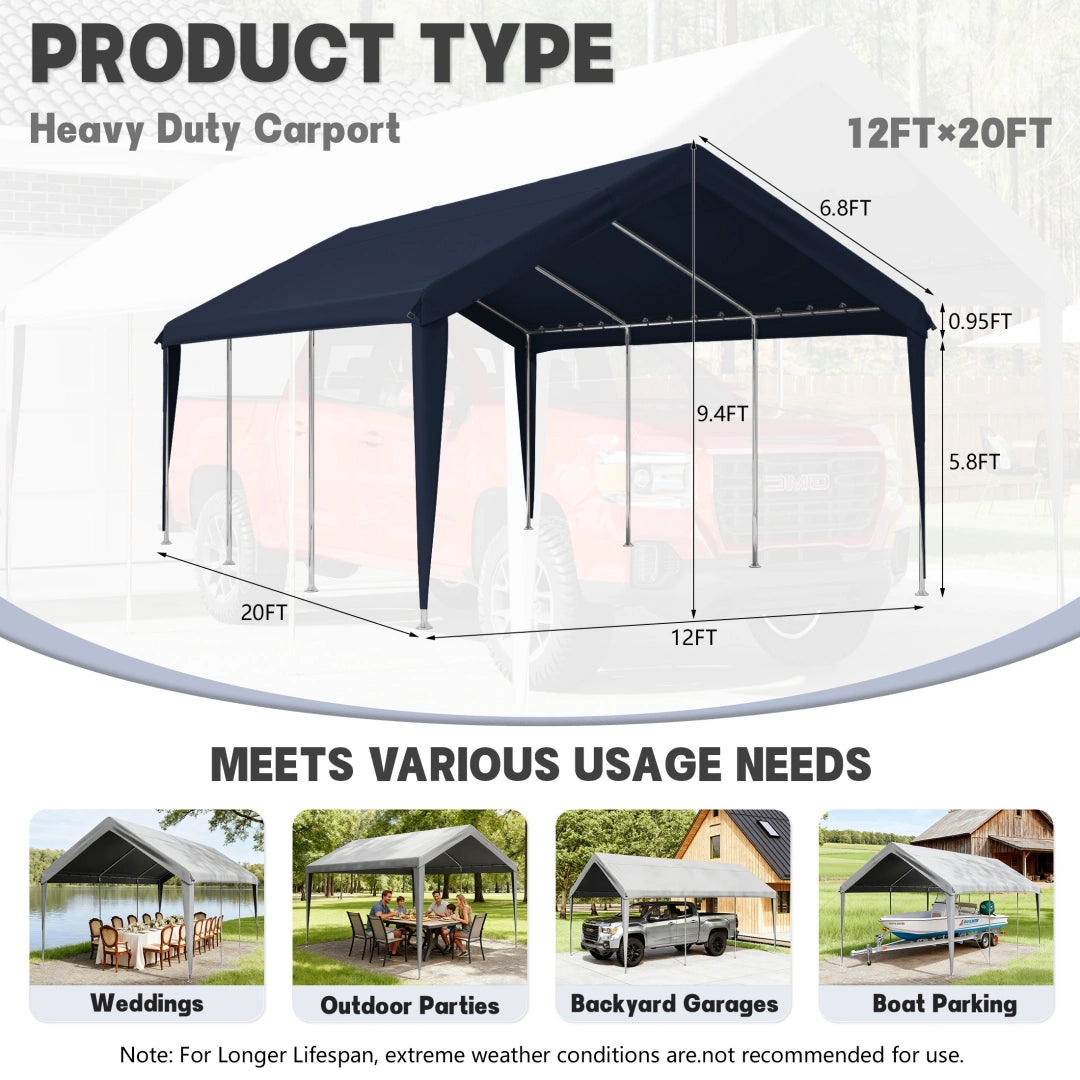 12x20-heavy-duty-carport-cover-size