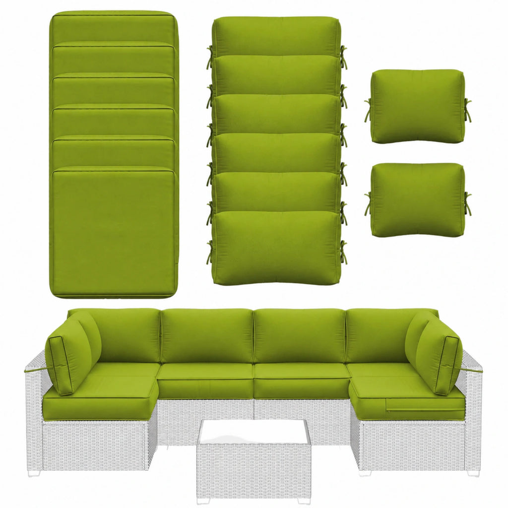 14-Piece Outdoor Sectional Replacement Cushions – Patio Cushion Set-
