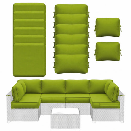 14-Piece Outdoor Sectional Replacement Cushions – Patio Cushion Set-