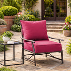 Outdoor Deep Seat Cushion Pillow Set Pink