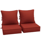 2 Pack Outdoor Deep Seat Cushions – Seat & Back Cushion Sets-
