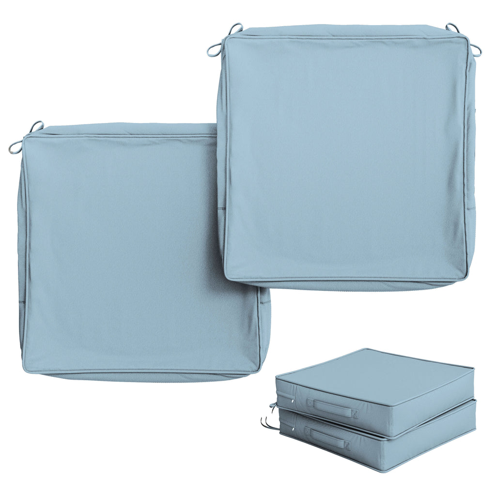 2 Pack Outdoor Seat Cushion Covers