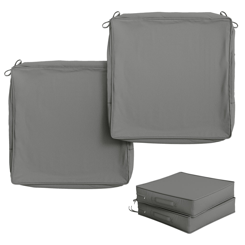 2 Pack Outdoor Seat Cushion Covers