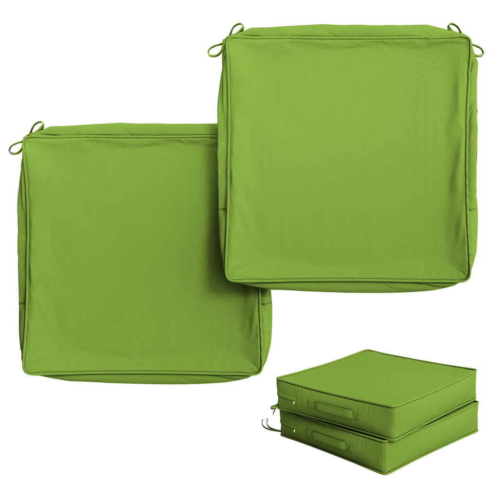 2 Pack Outdoor Seat Cushion Covers
