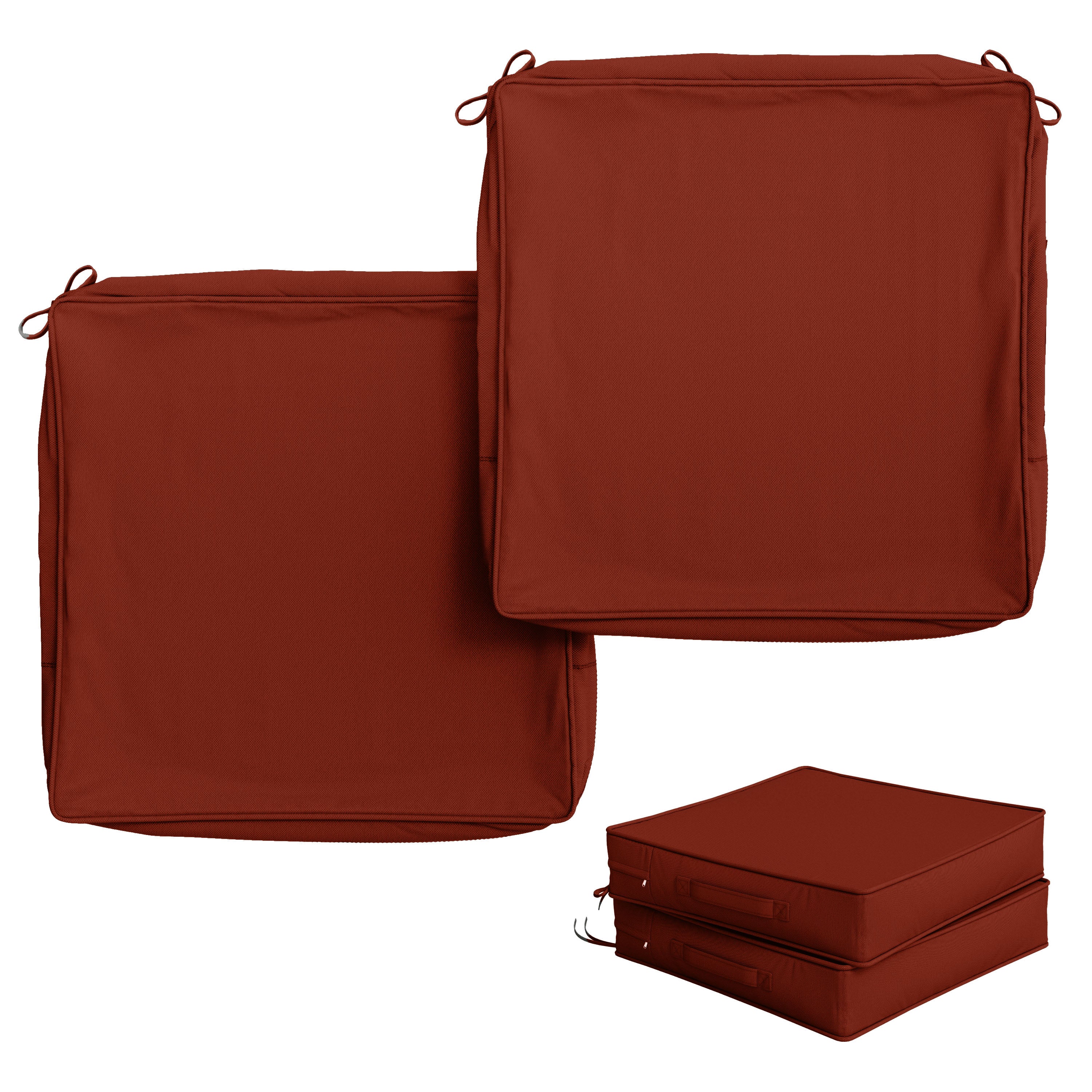 2 Pack Outdoor Seat Cushion Covers