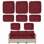 8 Piece Outdoor Patio Cushion Cover Set