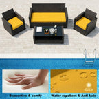3PCS Patio Seat Cushion Set-