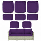 8 Piece Outdoor Patio Cushion Cover Set