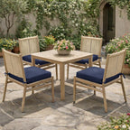 4 Pack Outdoor Seat Cushions Navy