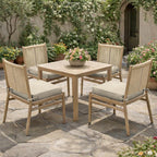 4 Pack Outdoor Seat Cushions Cream