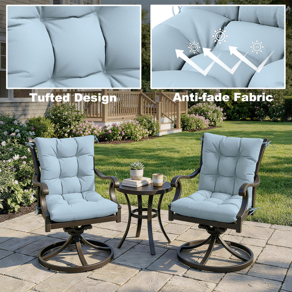 WNP cushion 4 Pack Patio High Back Replacement Cushions