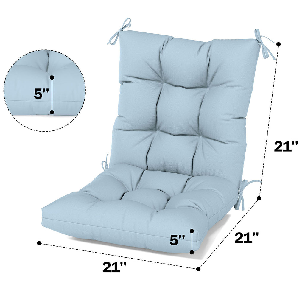 WNP cushion 4 Pack Patio High Back Replacement Cushions