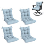 4 Pack Patio High Back Replacement Cushions