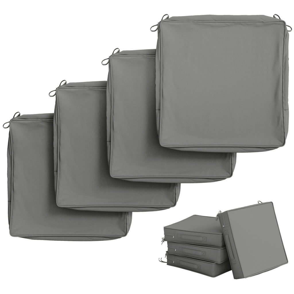 4 Pack Outdoor Seat Cushion Covers