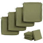 4 Pack Outdoor Seat Cushion Covers