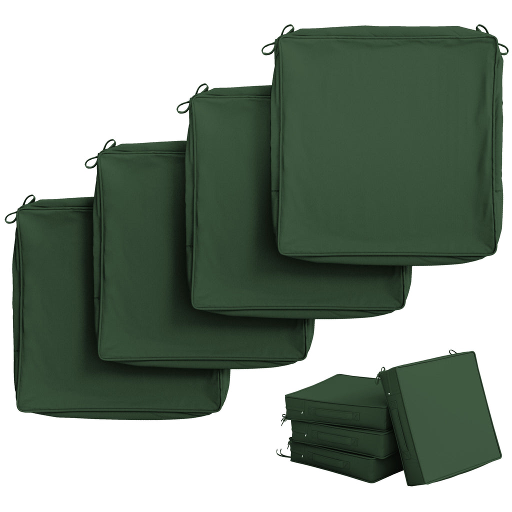 4 Pack Outdoor Seat Cushion Covers