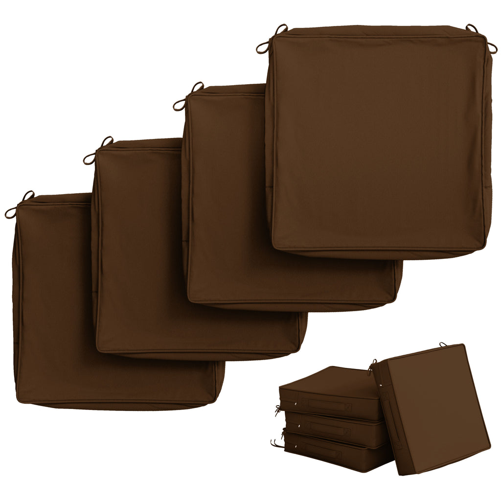 4 Pack Outdoor Seat Cushion Covers