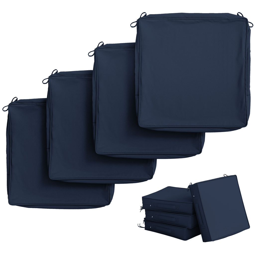 4 Pack Outdoor Seat Cushion Covers