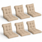 6 Pack Patio High Back Replacement Cushions-