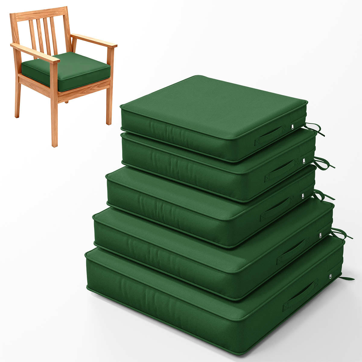 WNP cushion 6 Pack Outdoor Seat Cushions