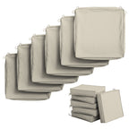 6 Pack Outdoor Seat Cushion Covers