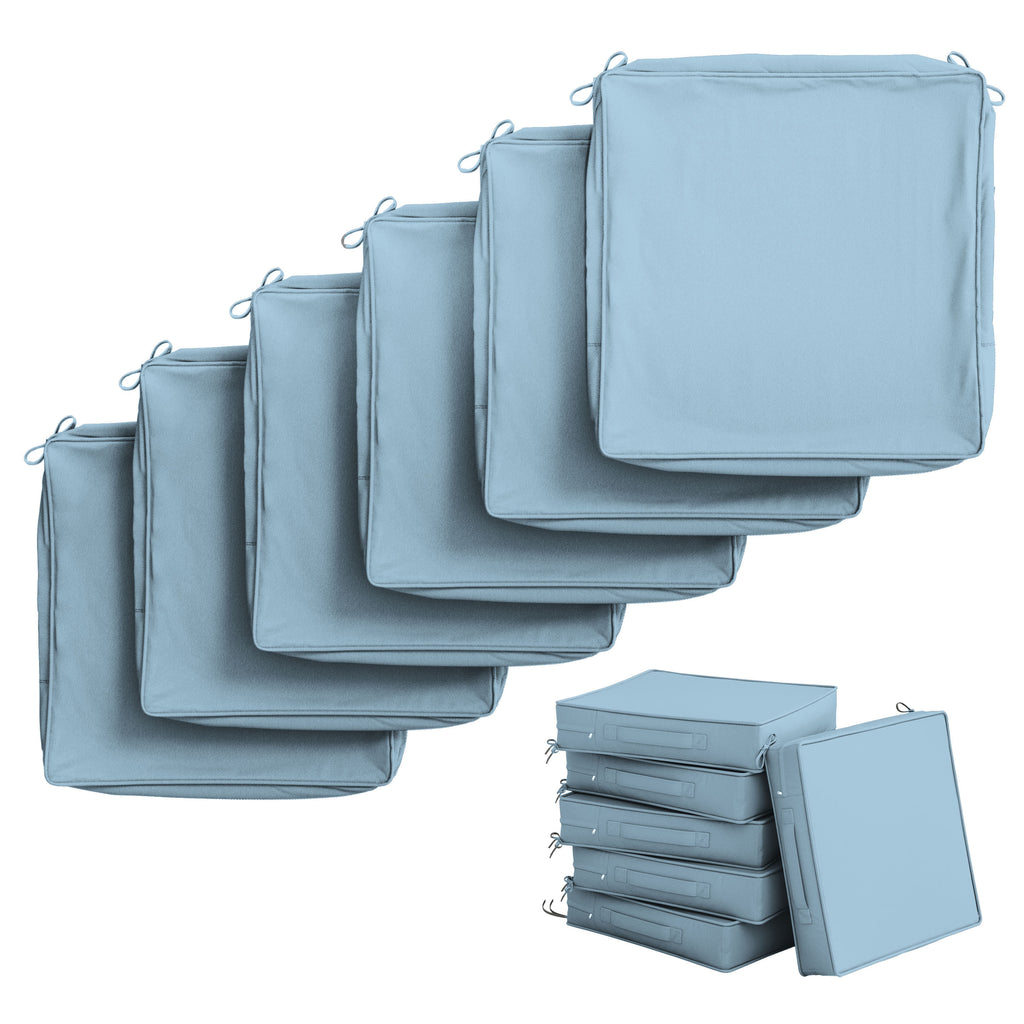 6 Pack Outdoor Seat Cushion Covers