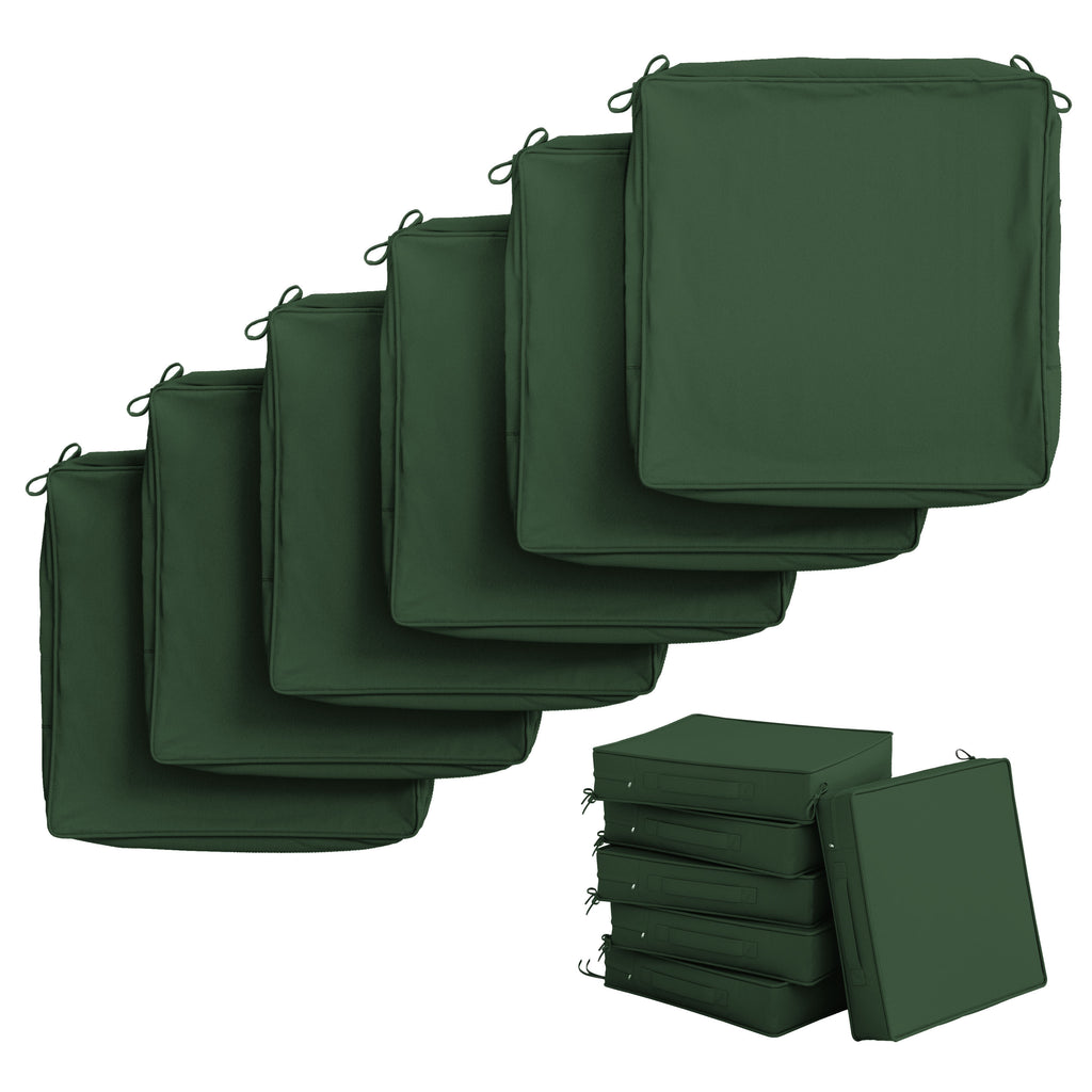 6 Pack Outdoor Seat Cushion Covers