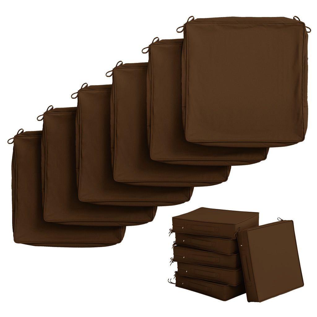 6 Pack Outdoor Seat Cushion Covers
