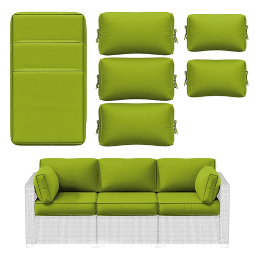 WNP cushion 8PCS Patio Sectional Cushion Set 4 inches thickness