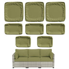 WNP cushion 8PCS Outdoor Replacement Cushion Covers for Patio Furniture Light Green