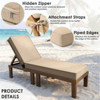 Outdoor Chaise Lounge Cushion-