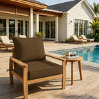 Outdoor Deep Seat Cushion Pillow Set-