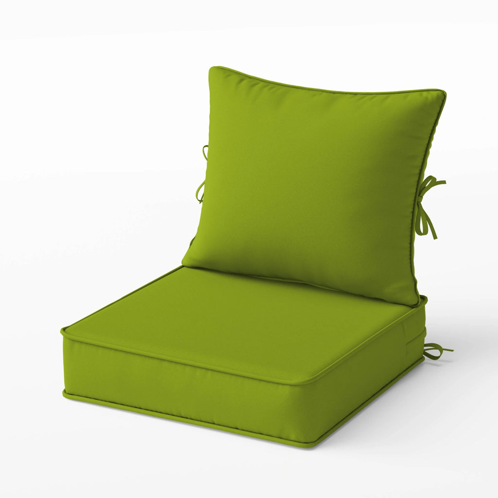 Outdoor Deep Seat Cushion Pillow Set-