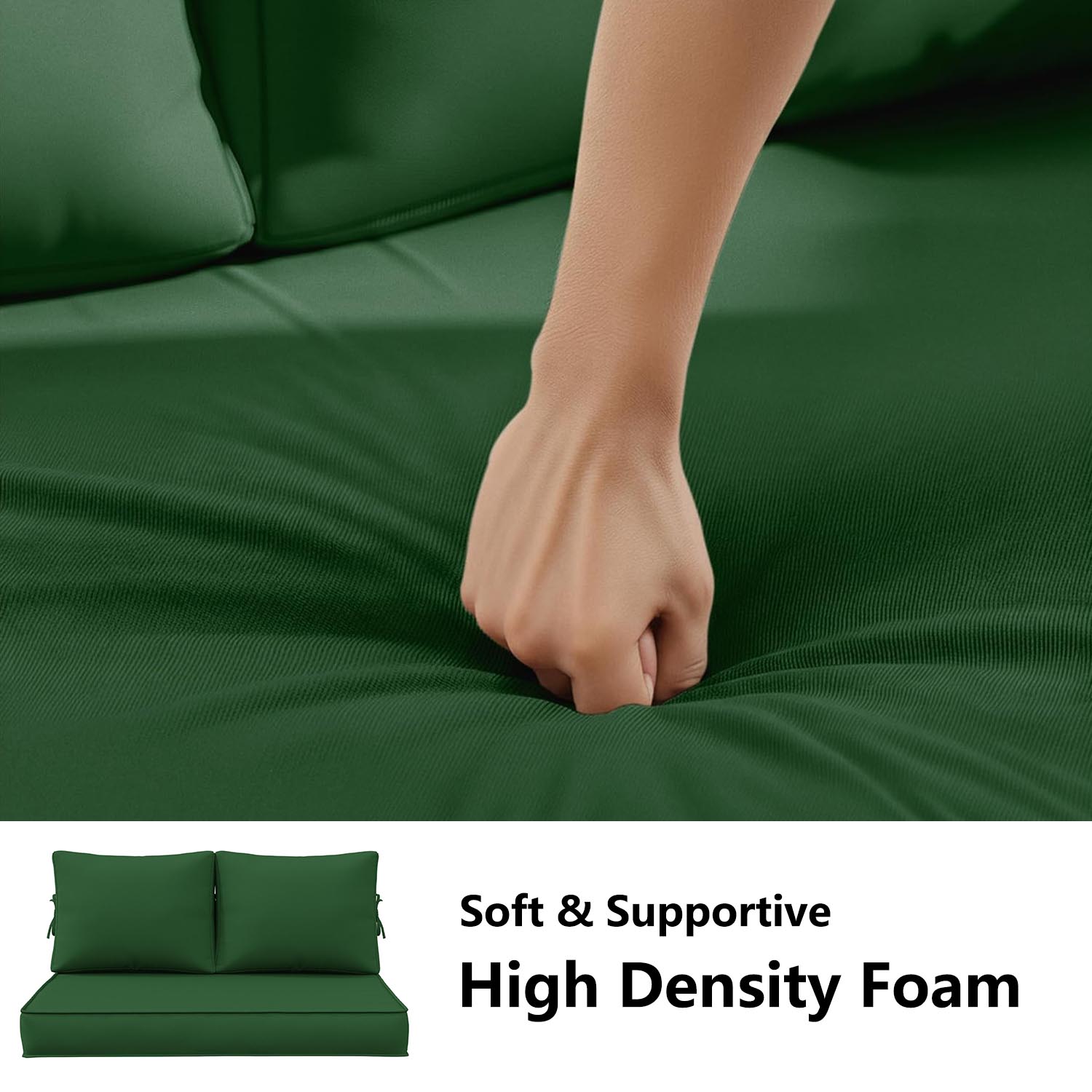 Outdoor Loveseat Cushion Set-