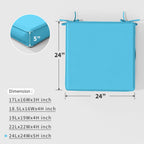 WNP cushion 2 Pack Outdoor Seat Cushions