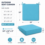 WNP cushion 6 Pack Outdoor Seat Cushions