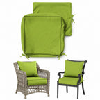 Patio Cushion & Chair Cover Set-Grass Green