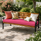 Patio Garden Bench Cushion-Pink