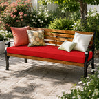 Patio Garden Bench Cushion-Red