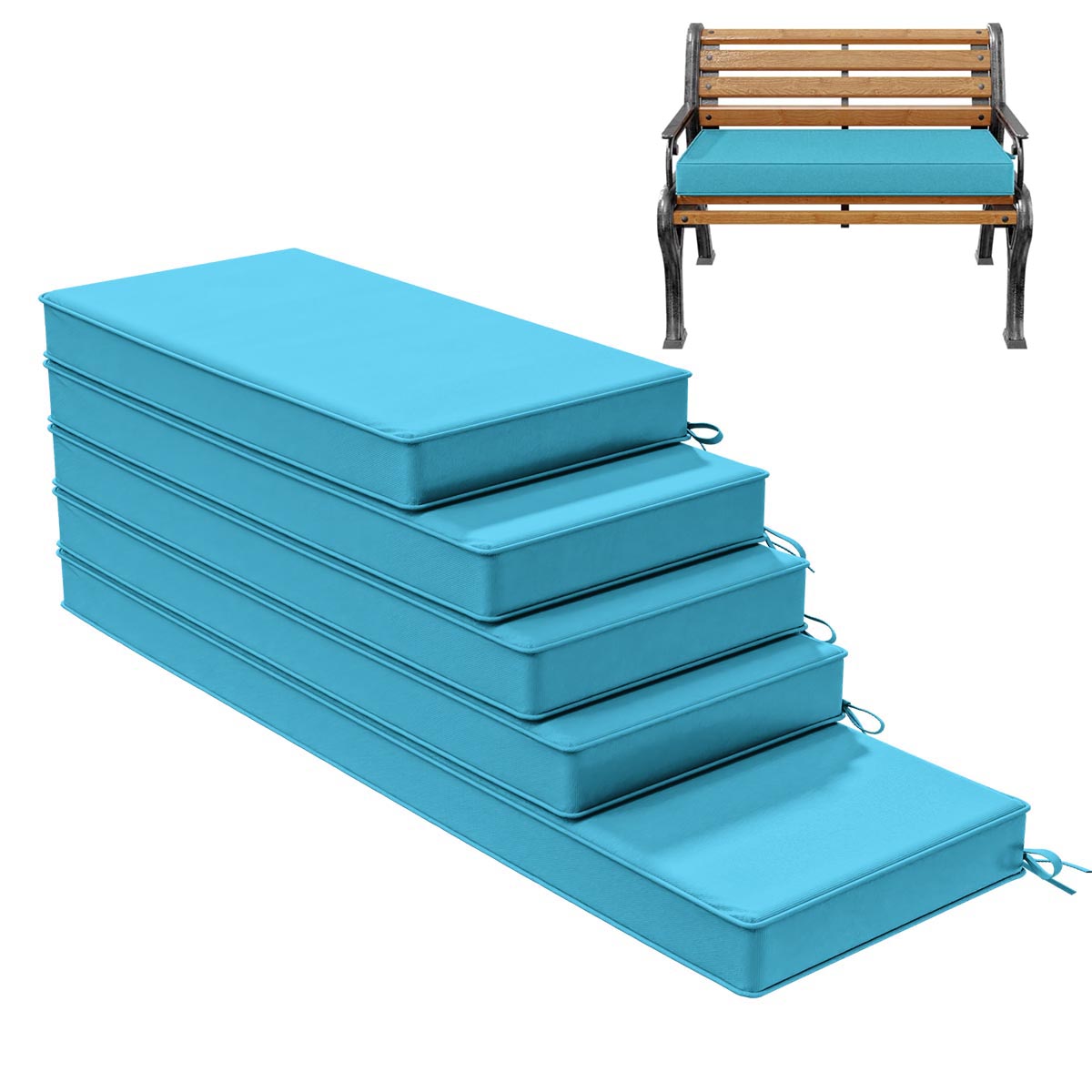 Patio Garden Bench Cushion-