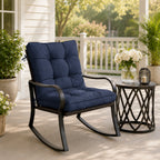 Patio High Back Replacement Cushions-Navy