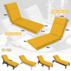 WNP cushion Outdoor Chaise Lounge Cushion