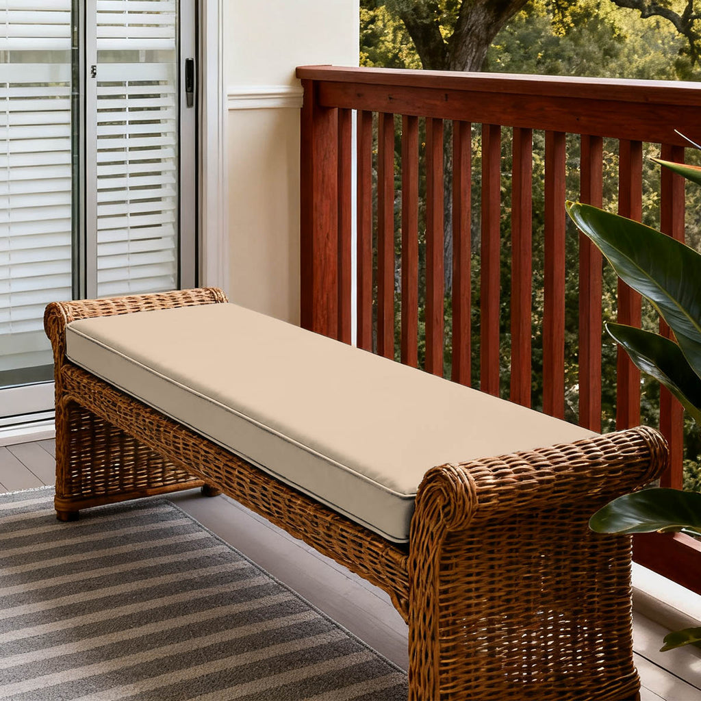 WNP cushion Patio Garden Bench Cushion Sand