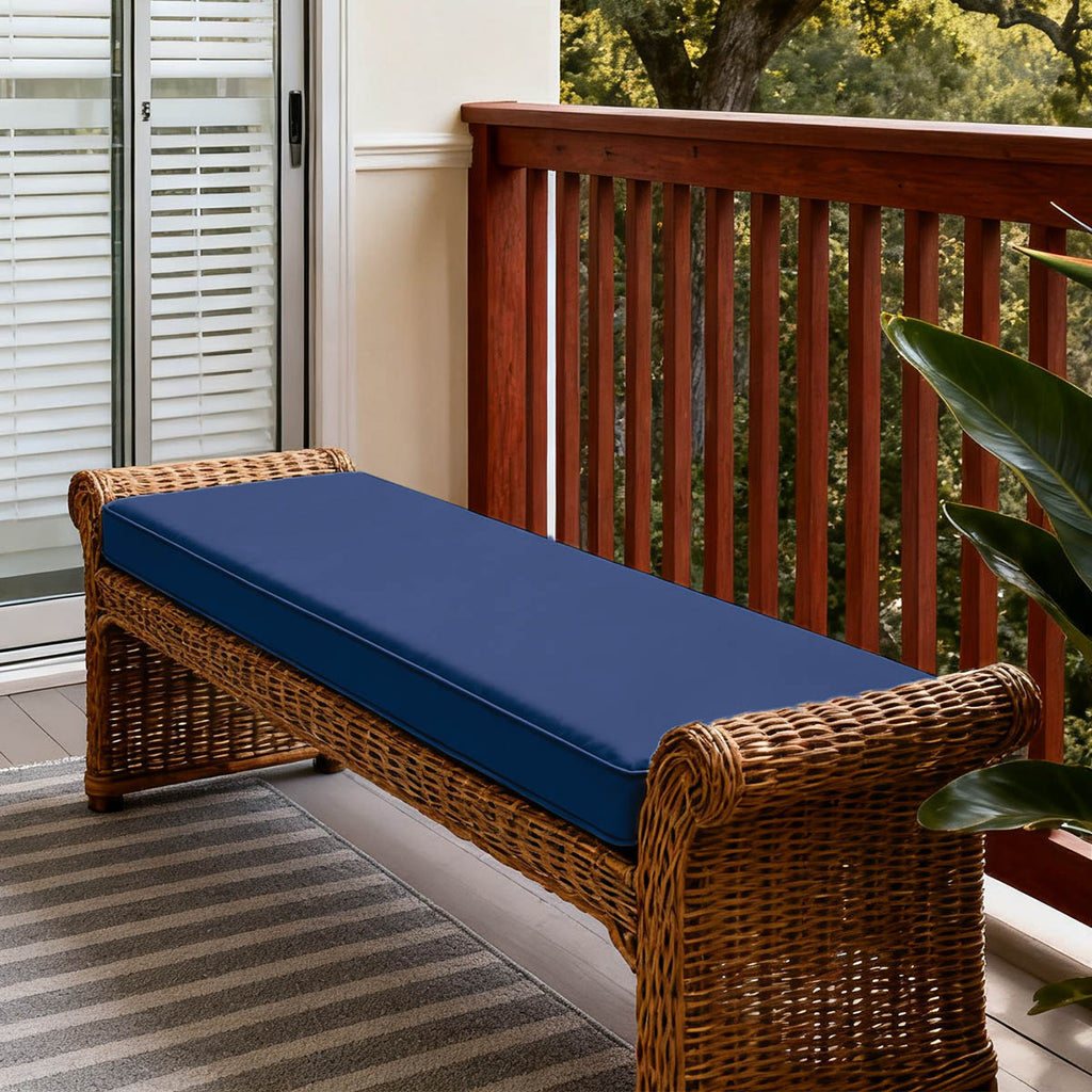 WNP cushion Patio Garden Bench Cushion Blue