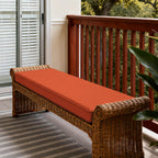 WNP cushion Patio Garden Bench Cushion Orange Red