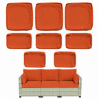 8 Piece Outdoor Patio Cushion Cover Set