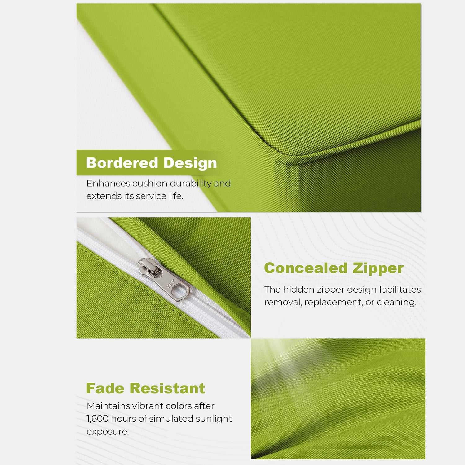 Outdoor Deep Seat Cushion Pillow Set