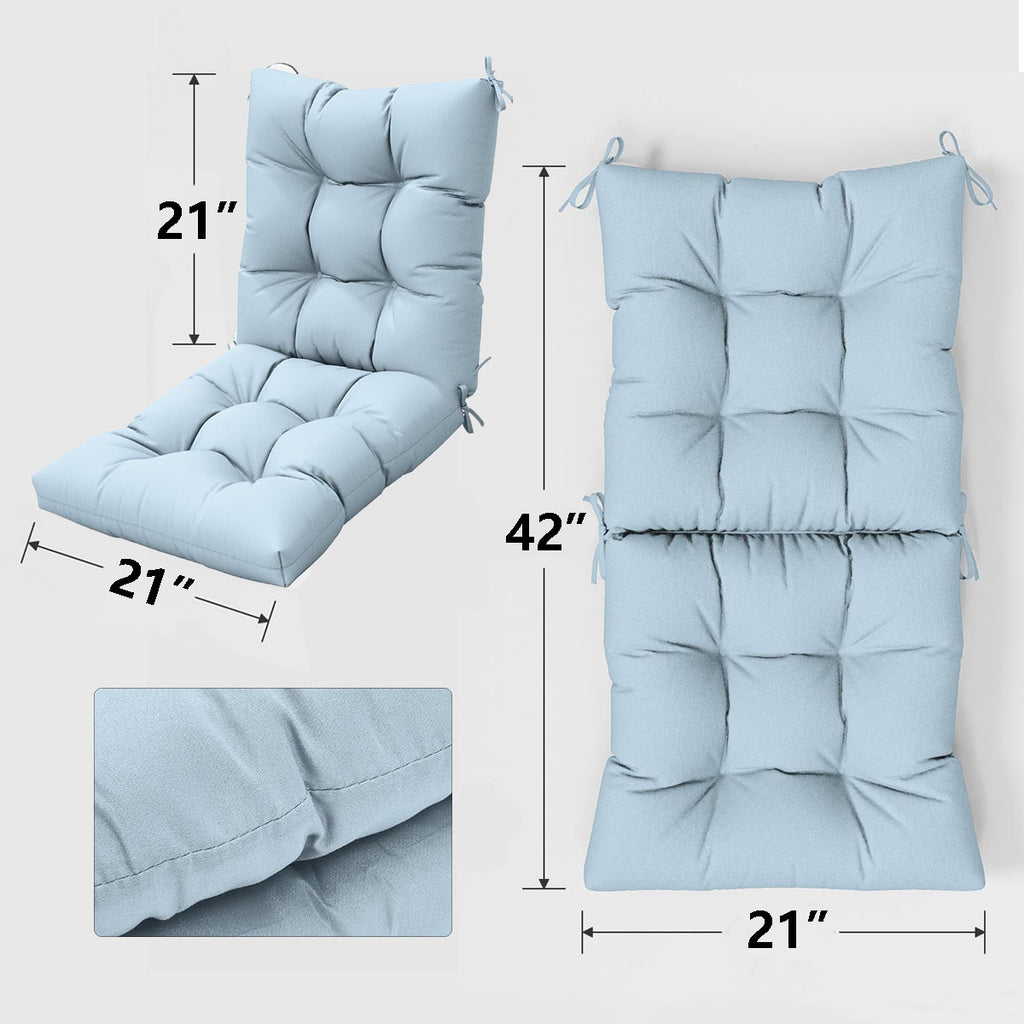 4 Pack Patio High Back Replacement Cushions