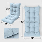 4 Pack Patio High Back Replacement Cushions