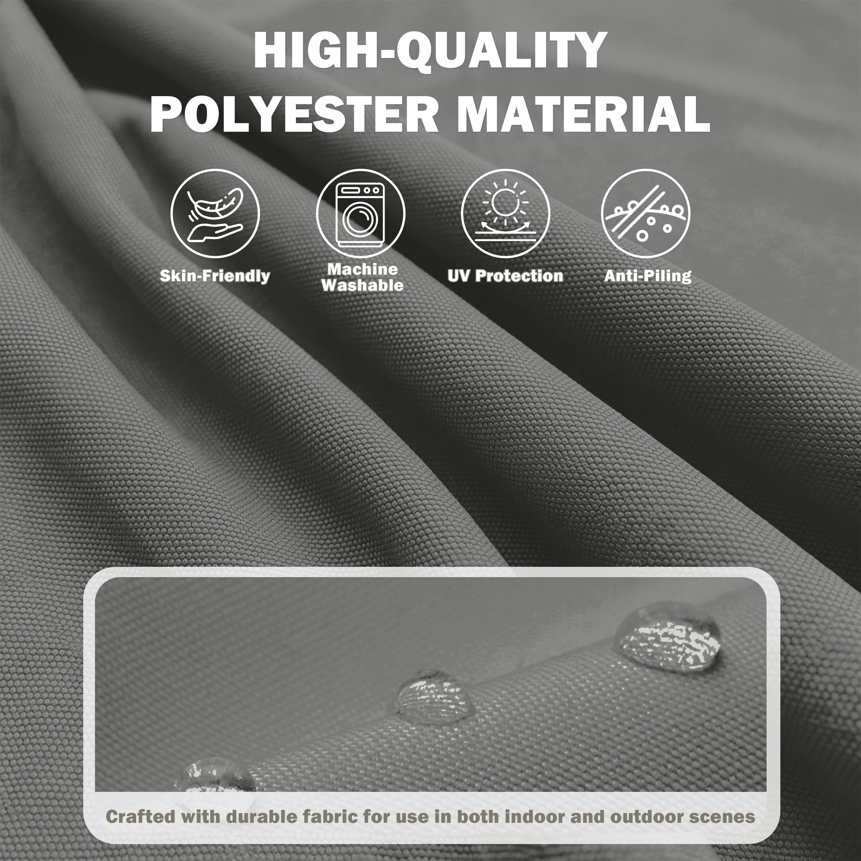 6 Pack Outdoor Seat Cushion Covers